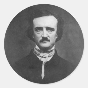 Adesivo Daguerreótipo de Edgar Allan Poe por C.T. Tatman