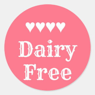 Adesivo Dairy Free sticker