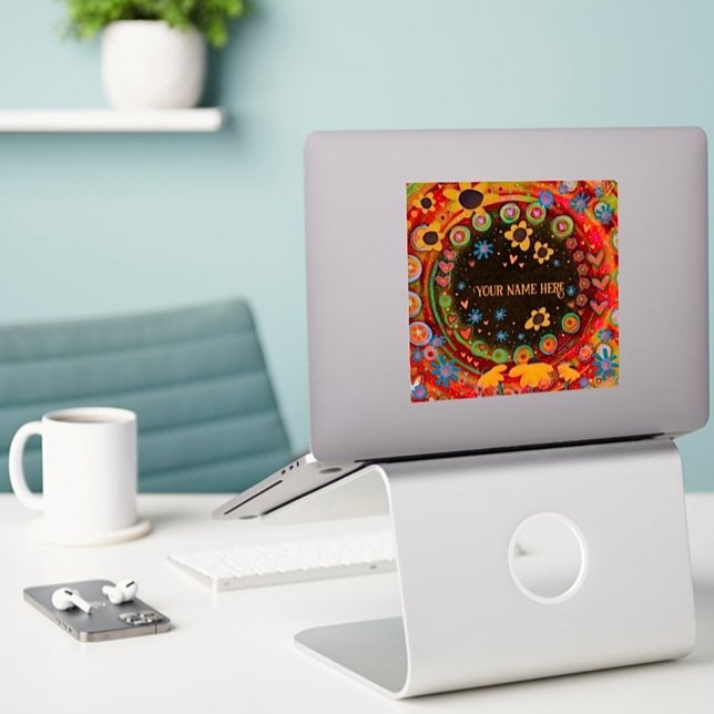 Adesivo Daisie Divertida Inspirividade Praça Personalizada (Criador carregado)