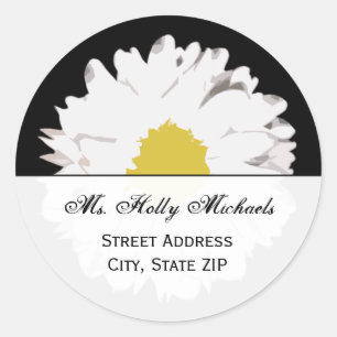 Adesivo Daisy Address Label Sticker
