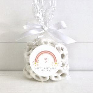 Adesivo Daisy Floral Rainbow Girls Birthday