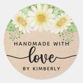 Adesivo Daisy Flowers Feitas à Mão com Amor