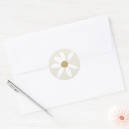 Adesivo Daisy Invitation Envelope Selo