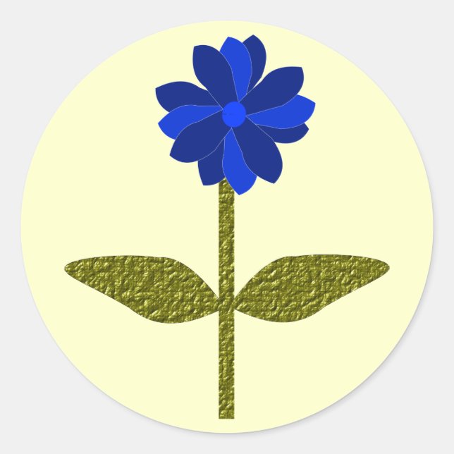 Adesivo Daisy Ocean Blue Sticker (Frente)