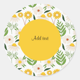 Adesivo Daisy Pattern Yellow Modelo