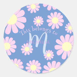 Adesivo Daisy Pink Blue