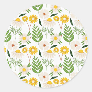 Adesivo Daisy Springtime Pattern