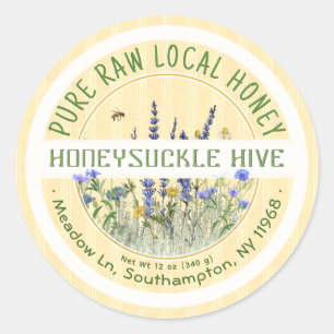 Adesivo Daît Wilflower Honey Label Puro Raw Local