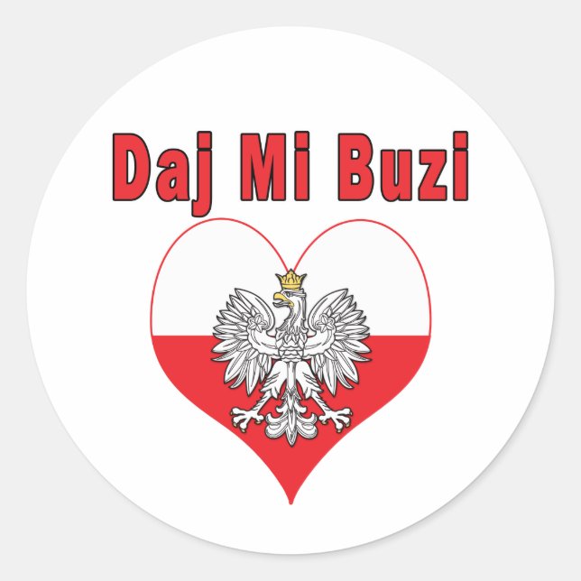Adesivo Daj Mi Buzi Eagle Heart (Frente)
