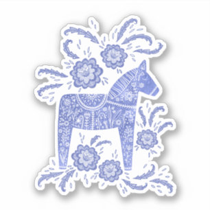 Adesivo Dala Horse Blue