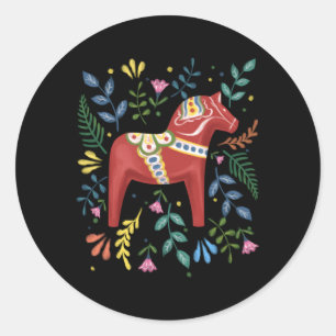 Adesivo Dala Horse Folse Flag Dalahelmsoljd
