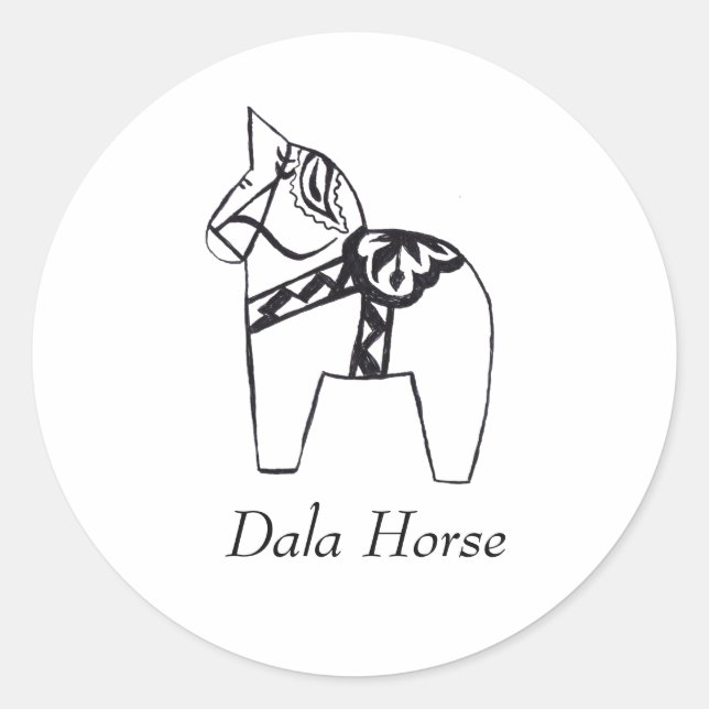 Adesivo Dala Horse Sticker (Frente)