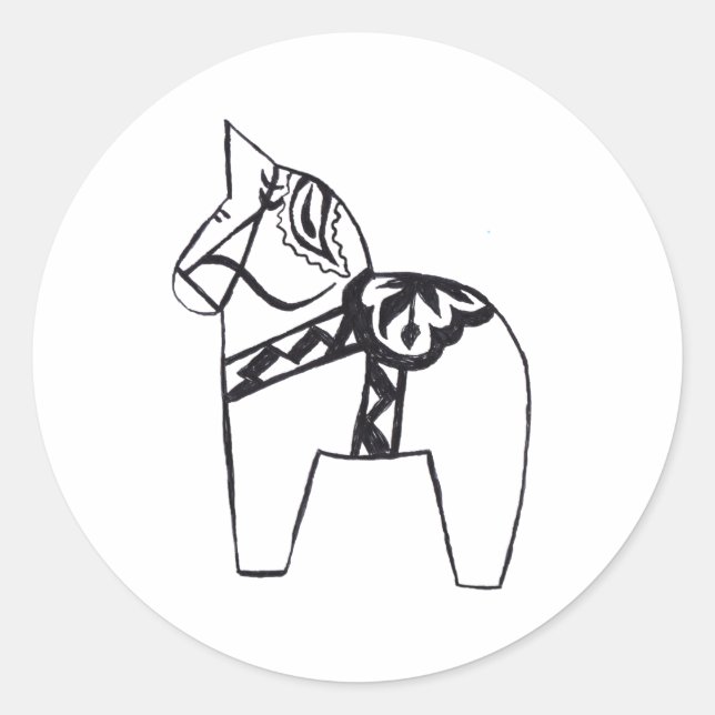 Adesivo Dala Horse Sticker (Frente)