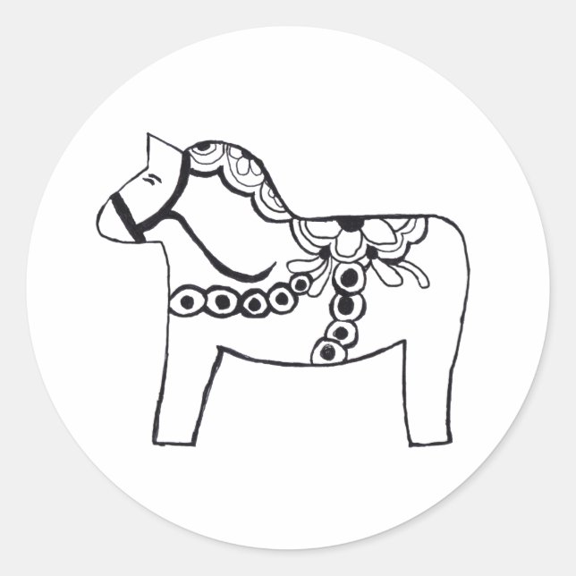 Adesivo Dala Horse Sticker (Frente)