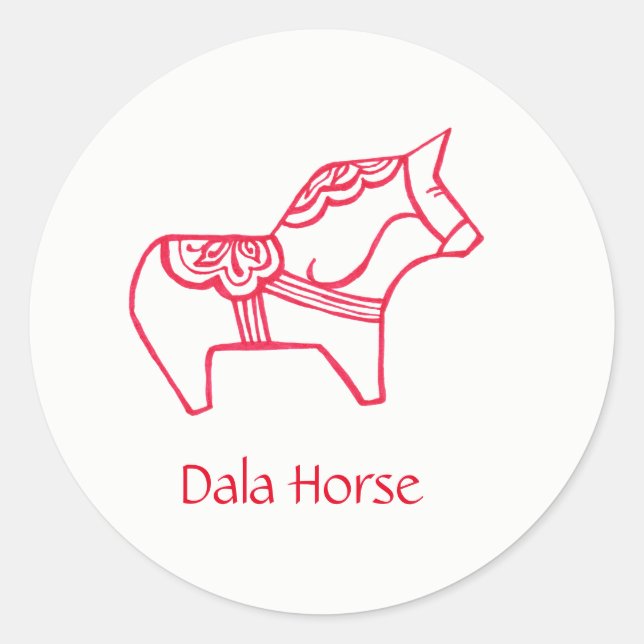 Adesivo Dala Horse Sticker (Frente)