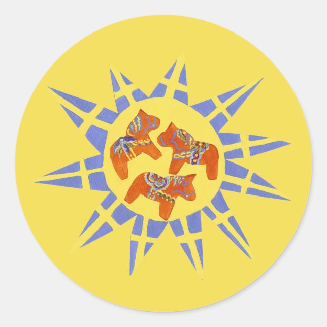 Adesivo Dala Horse Sueco (Frente)