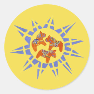 Adesivo Dala Horse Sueco