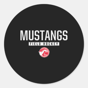 Adesivo Dallas Center-grimes Mustangs Logo Hóquei em Campo