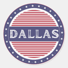 Adesivo Dallas City Pride Emblem – American Identity