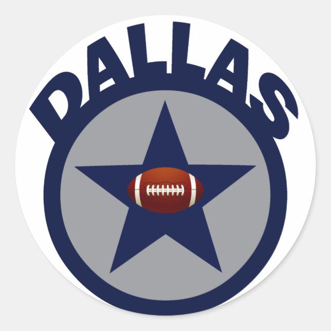 ADESIVO DALLAS FOOTBALL (Frente)
