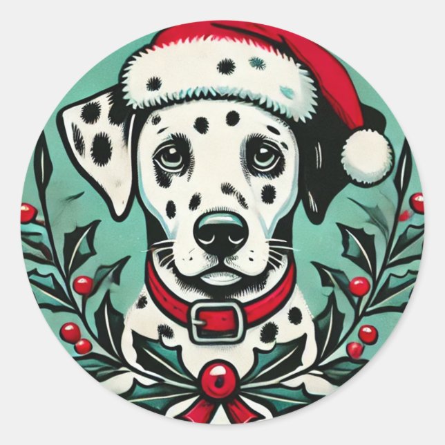 Adesivo Dalmaciano de Natal (Frente)