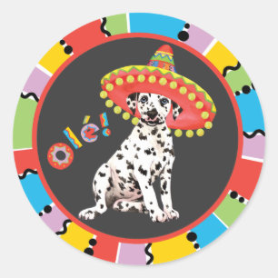 Adesivo Dalmatian da festa