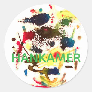 Adesivo Dama de Gato Samurai Abstrato Hankamer Artjunkhaus