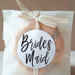 Adesivo Damas de honra   Casamento de estilo de script