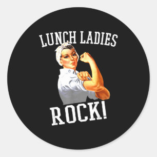 Adesivo Damas do Almoço Retrô Rock Trabalhadora de Cafeter