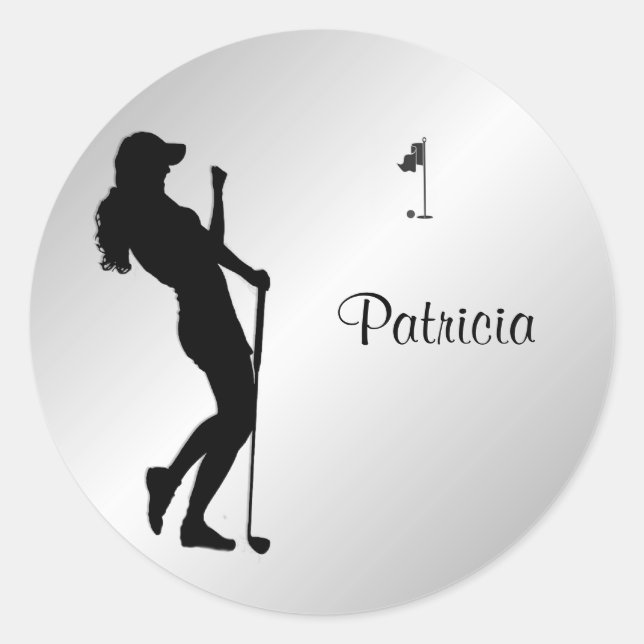Adesivo Damas Golfer Personal (Frente)