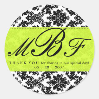 Adesivo Damasco e Limão