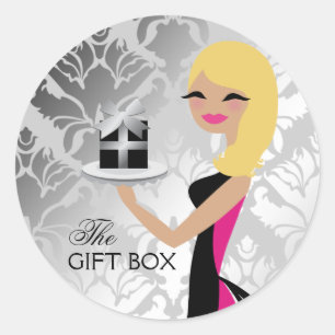 Adesivo Damasco louro ondulado de Cutie de 311 caixas de