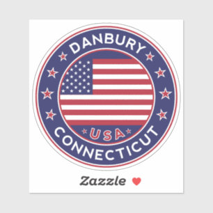 Adesivo Danbury Connecticut