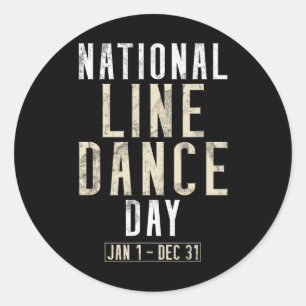 Adesivo Dança de dança de linha nacional