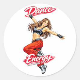 Adesivo Dança de Energia e Liberdade