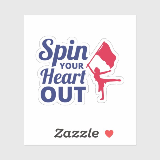 Adesivo Dança de Guarda de cor e desempenho vibrante de si (Folha)