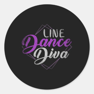 Adesivo Dança de linha Diva