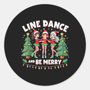 Adesivo Dança De Linha E Ser Feliz Dançarino Do Elf De Xma