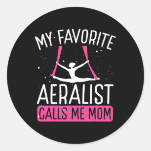Adesivo Dança de seda aérea Mãe Dia de as mães Alvo Aéreo