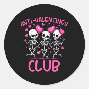 Adesivo Dança de Skeletons Engraçados do Clube Anti-namora