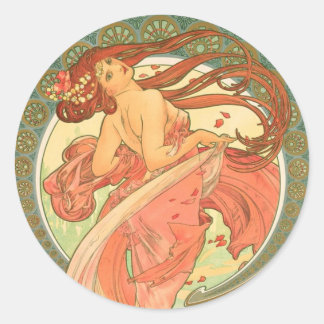 Adesivo Dança de Vintage por Alphonse Mucha