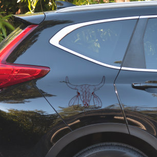 Adesivo Dança do Fantasma Vermelho Contorno vermelho do bú