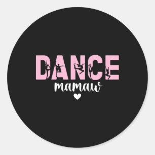 Adesivo Dança Mamaw De Uma Dançarina Mamaw Vovó Dançando M
