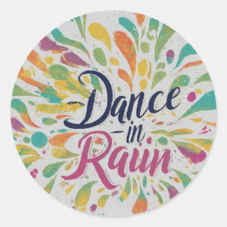Adesivo Dança na Chuva: Uma Celebração da Alegria