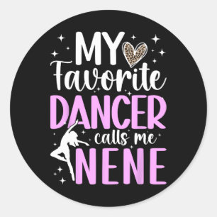 Adesivo Dança Orgulhosa Nene De Um Dançarino Nene Dançando