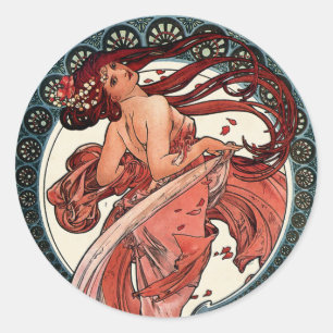 Adesivo Dança por Alfons Mucha 1898