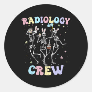 Adesivo Dança Skeleton Radiologia Páscoa Dia da Tripulação