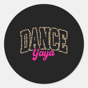 Adesivo Dança Yaya Leopard Dançando Yaya Life Girls D