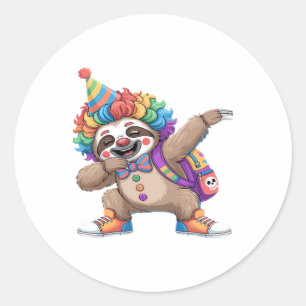 Adesivo Dançando Palhaço Dabbing Spooky, preguiça do Hallo
