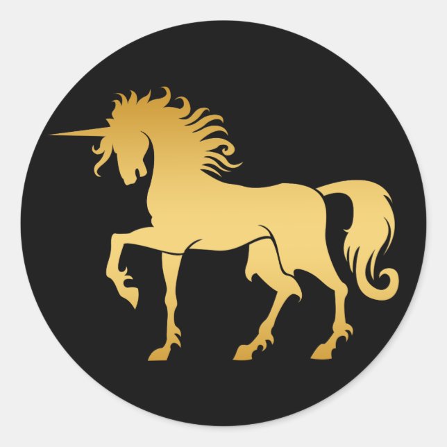 Adesivo Dançando Unicorn Silhouette Sticker (Frente)